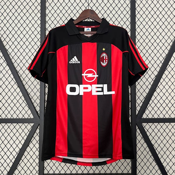 Thailandia Maglia AC Milan Home Retro 2001 2002